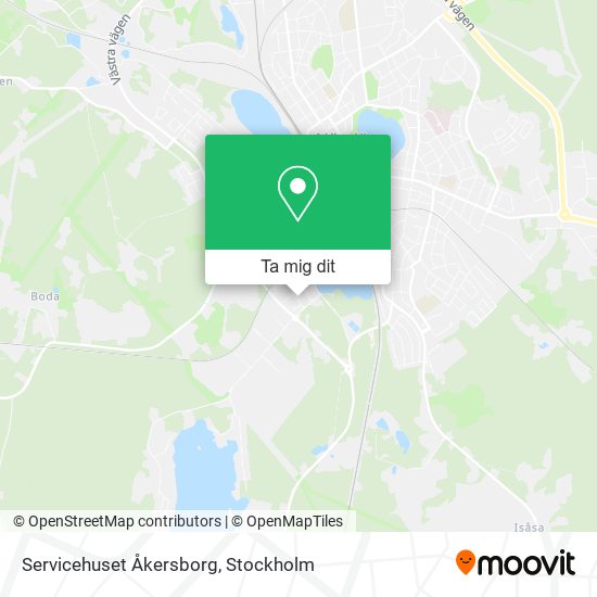Servicehuset Åkersborg karta