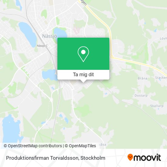 Produktionsfirman Torvaldsson karta