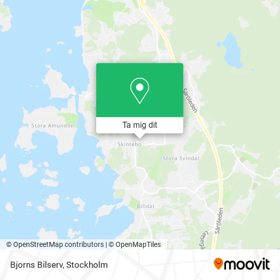 Bjorns Bilserv karta