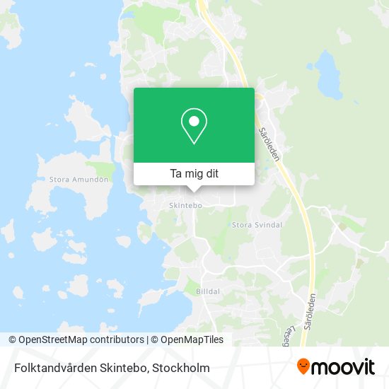 Folktandvården Skintebo karta