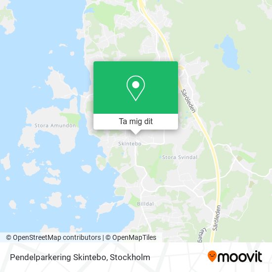Pendelparkering Skintebo karta