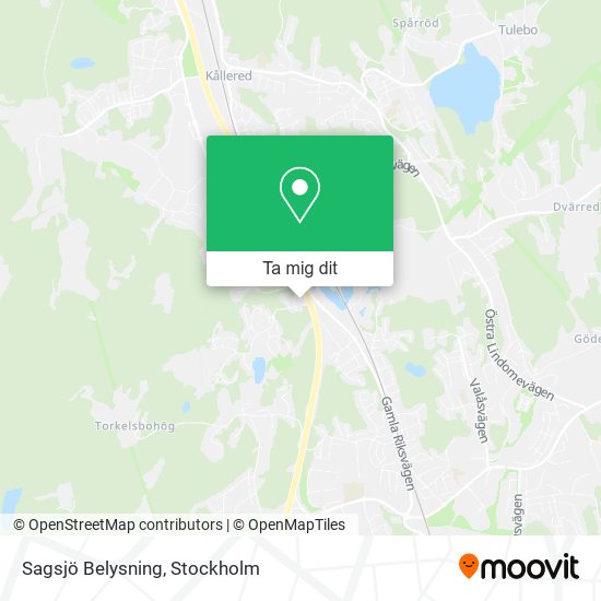 Sagsjö Belysning karta