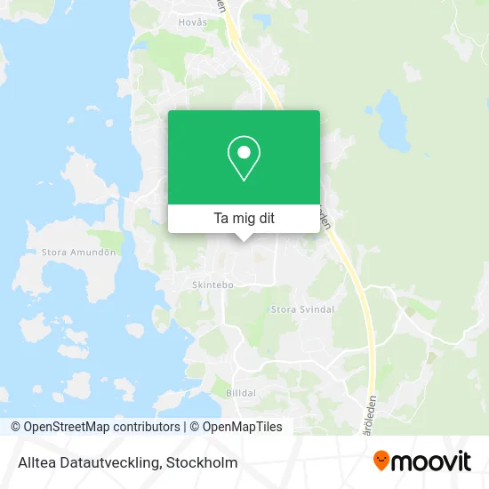 Alltea Datautveckling karta