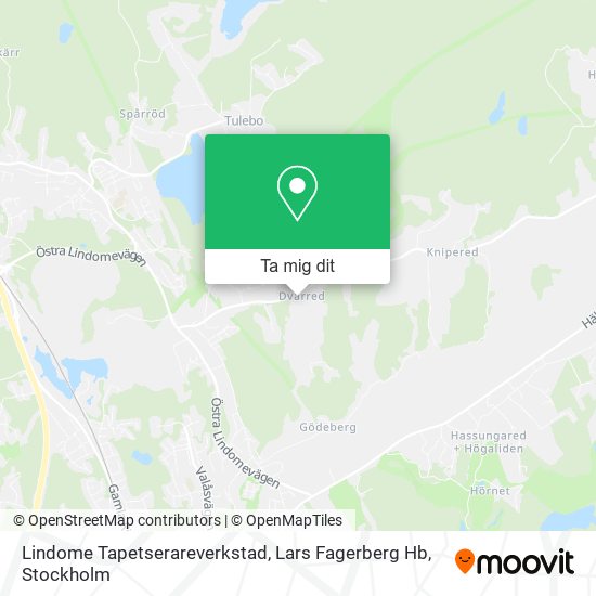 Lindome Tapetserareverkstad, Lars Fagerberg Hb karta