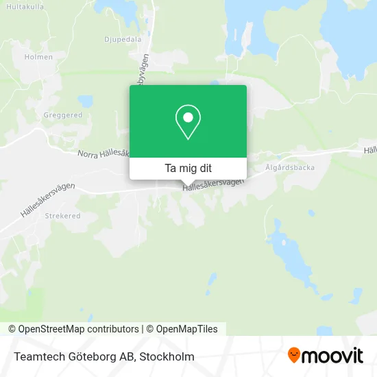 Teamtech Göteborg AB karta