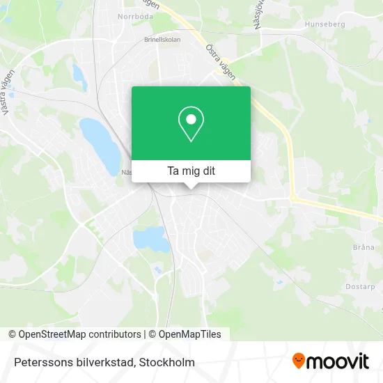 Peterssons bilverkstad karta