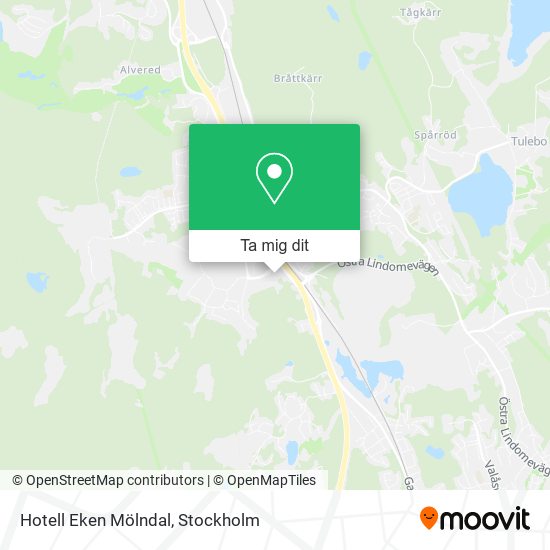 Hotell Eken Mölndal karta