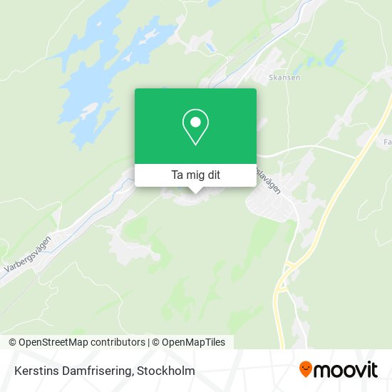 Kerstins Damfrisering karta