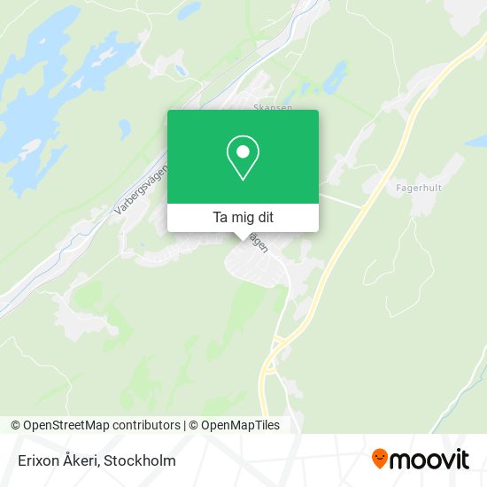 Erixon Åkeri karta