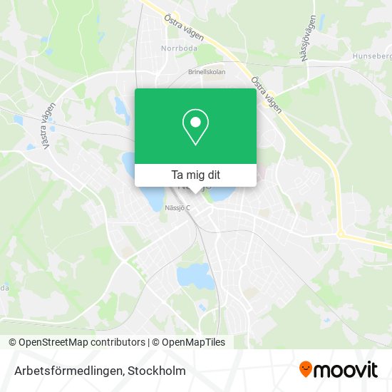 Arbetsförmedlingen karta