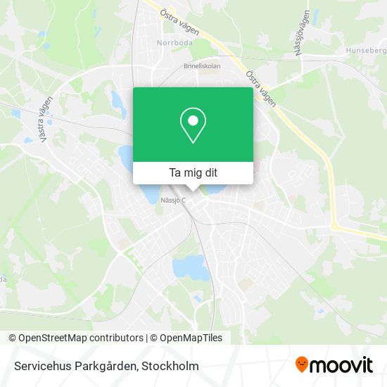 Servicehus Parkgården karta