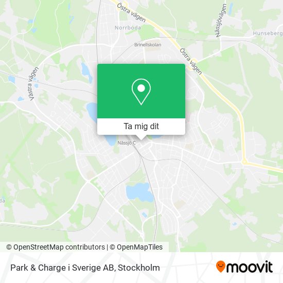 Park & Charge i Sverige AB karta