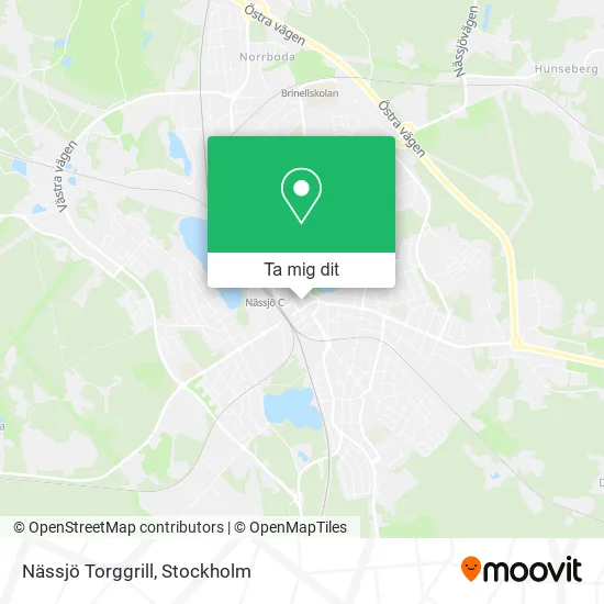 Nässjö Torggrill karta