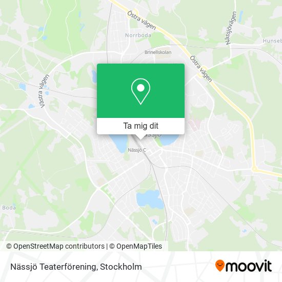 Nässjö Teaterförening karta