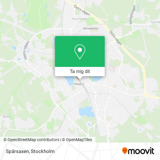 Spårsaxen karta