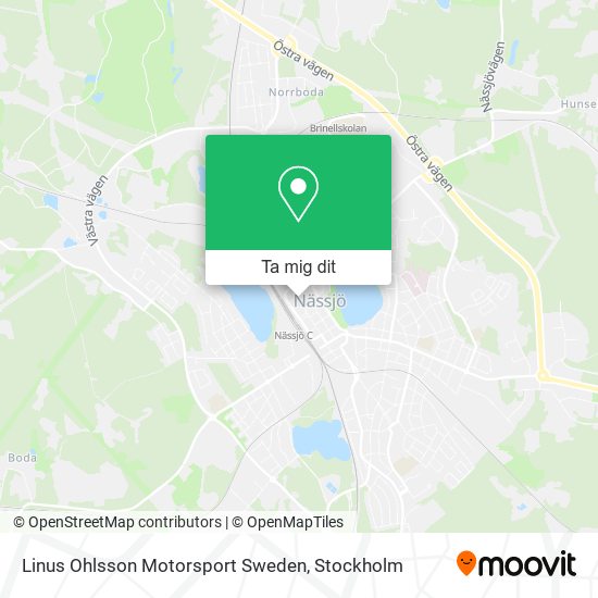 Linus Ohlsson Motorsport Sweden karta