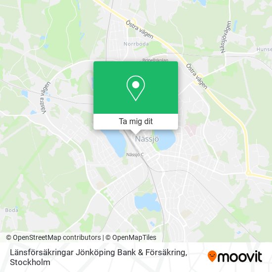 Länsförsäkringar Jönköping Bank & Försäkring karta