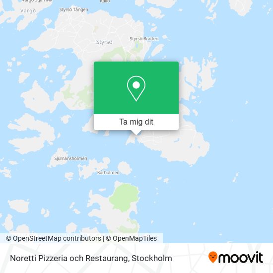 Noretti Pizzeria och Restaurang karta
