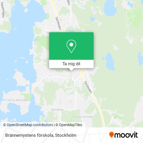 Brännemystens förskola karta