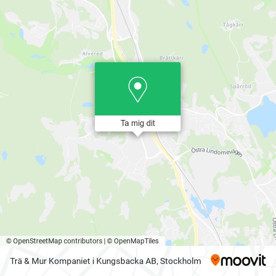 Trä & Mur Kompaniet i Kungsbacka AB karta