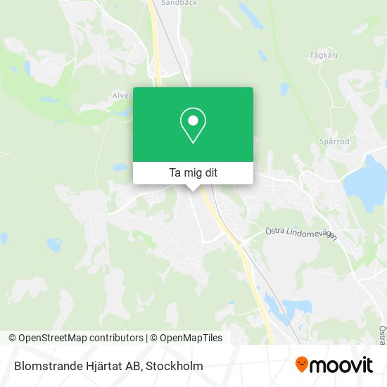 Blomstrande Hjärtat AB karta