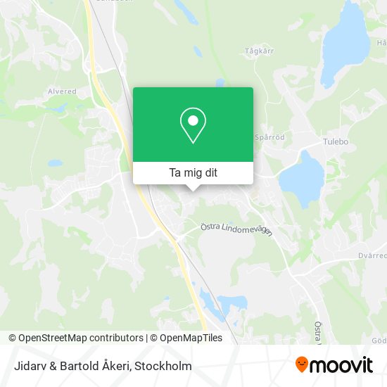 Jidarv & Bartold Åkeri karta