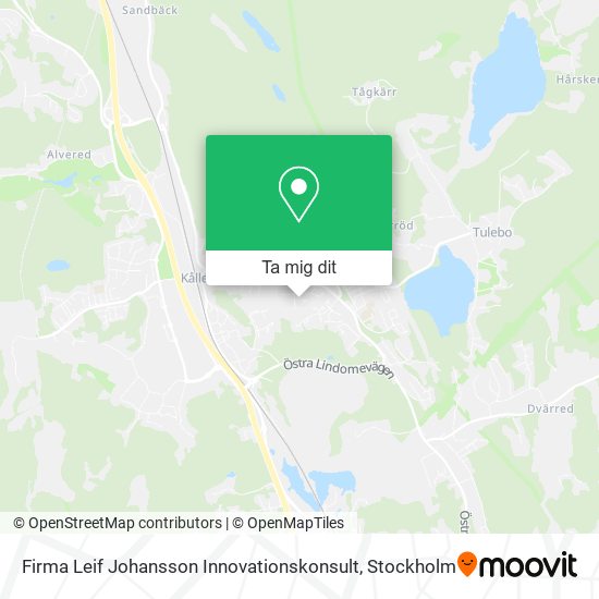 Firma Leif Johansson Innovationskonsult karta