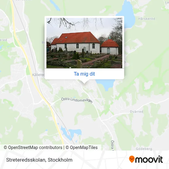 Streteredsskolan karta