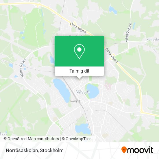 Norråsaskolan karta