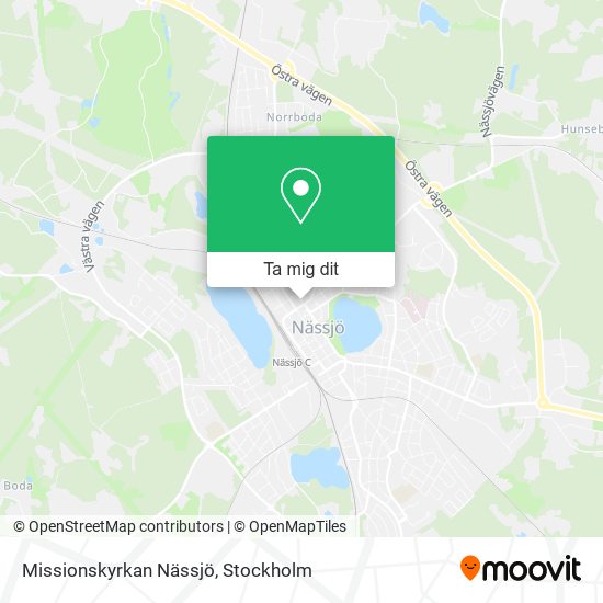 Missionskyrkan Nässjö karta