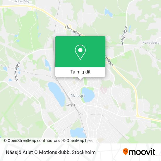 Nässjö Atlet O Motionsklubb karta