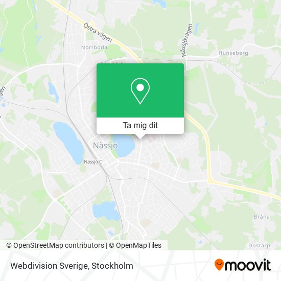 Webdivision Sverige karta