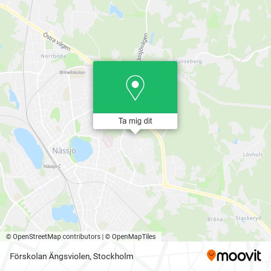 Förskolan Ängsviolen karta