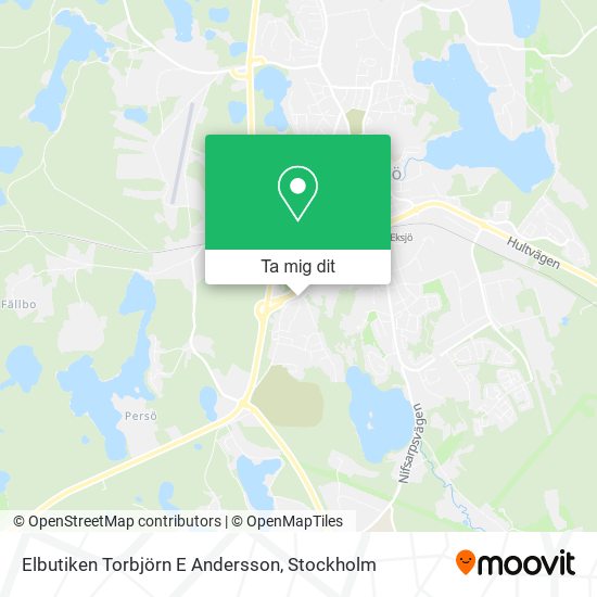 Elbutiken Torbjörn E Andersson karta