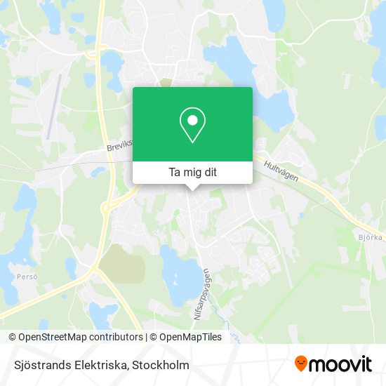 Sjöstrands Elektriska karta