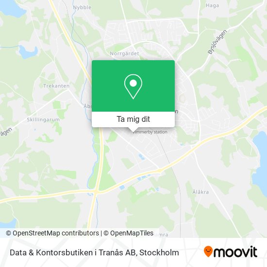 Data & Kontorsbutiken i Tranås AB karta