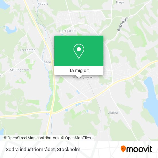 Södra industriområdet karta