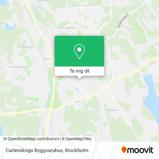 Carlenskogs Byggvaruhus karta