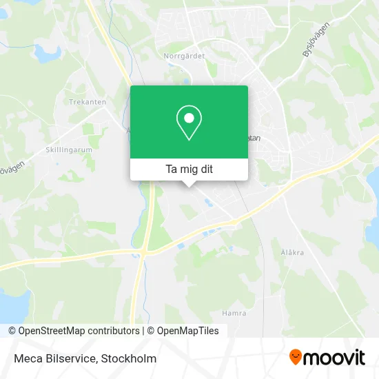 Meca Bilservice karta
