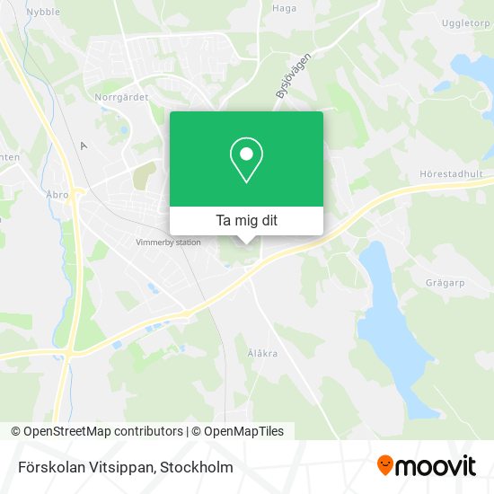 Förskolan Vitsippan karta