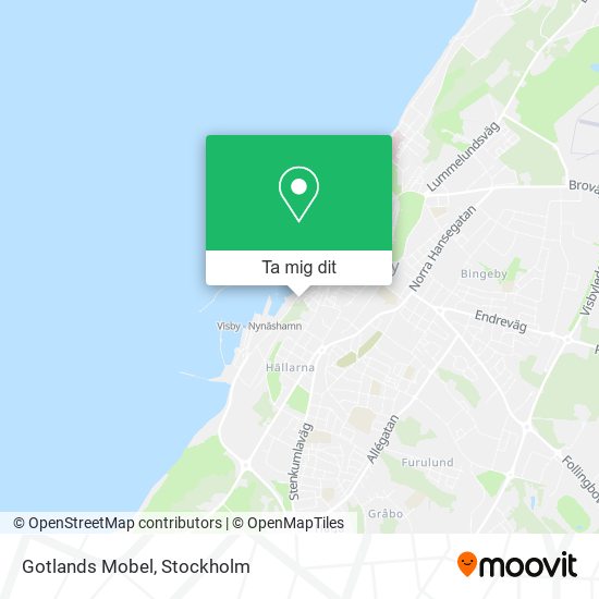 Gotlands Mobel karta