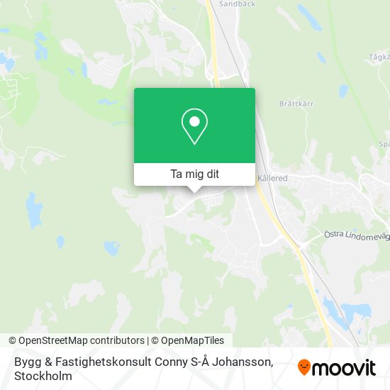 Bygg & Fastighetskonsult Conny S-Å Johansson karta