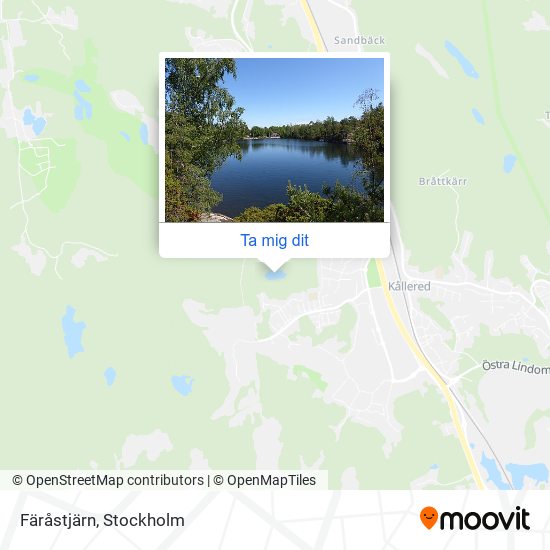 Färåstjärn karta