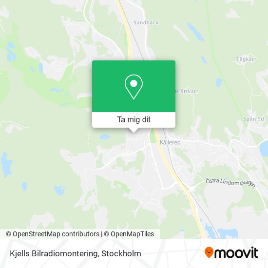 Kjells Bilradiomontering karta