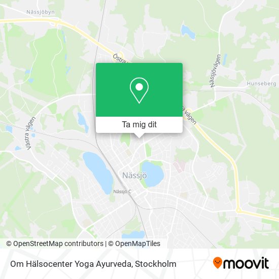 Om Hälsocenter Yoga Ayurveda karta