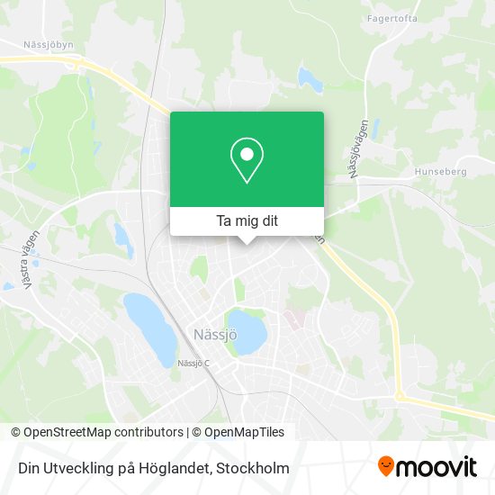 Din Utveckling på Höglandet karta