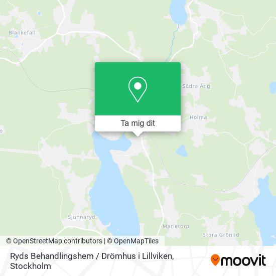 Ryds Behandlingshem / Drömhus i Lillviken karta