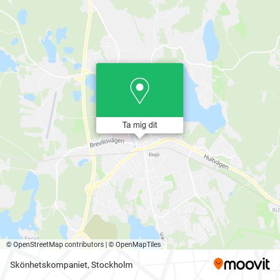 Skönhetskompaniet karta