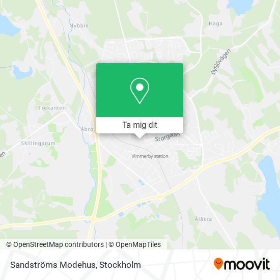 Sandströms Modehus karta