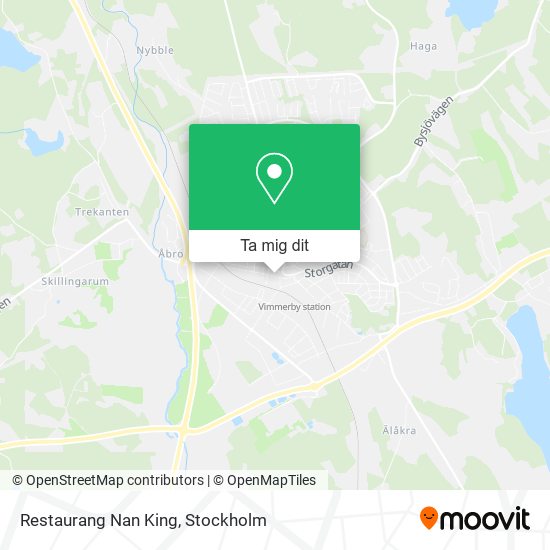 Restaurang Nan King karta